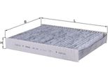 Mahle Lak 169 - Oe 1204464 Filtro Aria Abitacolo Per Fusion, Fiesta V