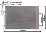 Van Wezel 18015710 - Oe 1785765 Condensatore Aria Condizionata Con Essiccatore Per Focus Iii, Kuga Ii, Tourneo Connect, Transit Connect