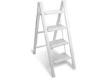 Yakimz Scala A Gradini Pieghevole 4 Gradini Argento Alluminio Scala A Gradini Pieghevole