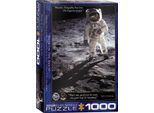 Puzzle Da 1000 Pezzi - Puzzle - Lo Sbarco Sulla Luna Neil A. Armstrong + Set Deluxe Di 3 Accessori Per Puzzle