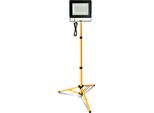 Jayseuw 100W Led Faro Da Costruzione Proiettore Treppiede Proiettore Da Esterno Luce Da Lavoro Faro Da Costruzione IP66 Impermeabile Bianco Caldo