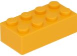 Mattoncini Lego® 2X4 3001 - 1 Pezzo Arancione Chiaro
