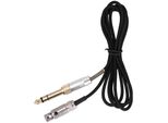 6.Cavo Audio Da 35 Mm A Mini Xlr, Cavo Audio Per Akg Q710, Cavo Ausiliario Per Cuffie, Cavo Ausiliario Da 3,5 Mm A Mini Xlr, Cavo Audio Per Cuffie, Cavo Audio Per K240
