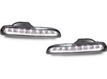 Fari Fendinebbia A Led / Luci Di Parcheggio A Led Per Porsche Boxster 987 04-09 Vetro Trasparente