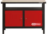 Ks Tools Banco Da Lavoro Professionale Con 2 Porte, H840Xl1200Xd600Mm - 865.0002