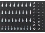 Set Di Bussole ∙ V2837 ∙ Cava Quadrata Da 1/4 Di Pollice (6,3 Mm), Cava Quadrata Da 3/8 Di Pollice (10 Mm), Cava Quadrata Da 1/2 Di Pollice (12,5 Mm)