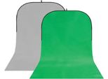 Studioking BBT-03-10 Pannello Di Fondo Grigio-Verde 150X400 Cm