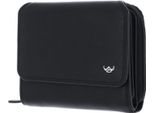 Golden Head Pelle Portafoglio Polo Rfid Protect Zipped Billfold Coin Wallet Black Nero