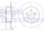 2X Disco Freno Delphi BG3922 Per Toyota Avensis Estate (_T22_) Avensis (_T22_)