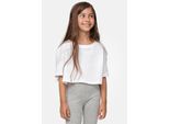 DěTské TričKo Urban Classics Girls Short Kimono Tee Bianco - 146/152