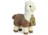 Aurora, 35039, Alpaca Eco Nation, Bicolore, 28 Cm, Peluche, Marrone E Bianco