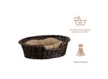 Cestino Per Cani In Vimini Ovale 75X57 H19 Cm