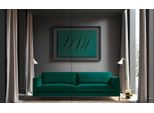 Soggiorno Verde Tre Posti In Tessuto Di Design Divani Imbottiti Divani Verde Arredamento