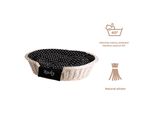 Cestino Per Cani In Vimini Ovale 75X57 H19 Cm