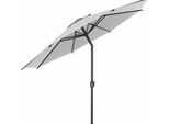 Siena Garden Isa Ombrellone A Palo Centrale Antracite/Pietra Ø300 Cm