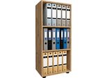 Scaffale E Libreria Dell'ufficio Ulas Rovere Al Miele A. 108 X L. 49 X P. 32 Cm