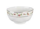 Ciotola Per Zuppa Clayre & Eef 300 Ml Fiori Di Porcellana Bianca Rosa
