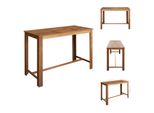 Vidaxl Tavolo Da Bar In Legno Massiccio Di Acacia 150 X 70 X 105 Cm - Tavoli Da Pranzo