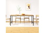 The Living Store Tavolo Da Pranzo In Legno Massiccio Di Mango 180 Cm