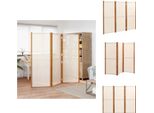 Vidaxl 3 Pezzi Divisori Per Ambienti Bianco Crema 210X180 Cm - Divisori Per Ambienti