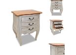 Vidaxl Comodino In Legno Massiccio Antico 48 X 35 X 64 Cm - Comodini