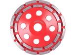 Disco Strend Pro Premium CGW22, 150 Mm, A Tazza A 2 File, Da Sbavo, Diamantato, Per Calcestruzzo, A Doppia Fila