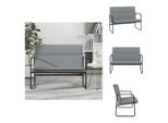 Vidaxl Panca Grigio Chiaro 100X64X80 Cm In Tessuto - Panche
