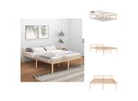Vidaxl Letto Senior 160X200 Cm In Pino Massiccio - Letti E Strutture Letto