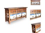 Vidaxl Credenza In Alluminio Massiccio 100 X 30 X 50 Cm - Credenze