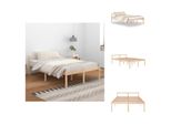 Vidaxl Letto Senior 140X200 Cm In Pino Massiccio - Letti E Strutture Letto