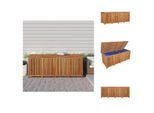 Vidaxl Cassapanca Da Giardino 200X80X75 Cm In Legno Massiccio Di Acacia - Cassette Da Giardino