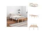 Vidaxl Letto Senior 120X200 Cm In Pino Massiccio - Letti E Strutture Letto