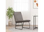 The Living Store Sedia Lounge Taupe 52X75X76 Cm Tessuto