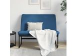 Panca The Living Store In Tessuto Blu 100X75X76 Cm
