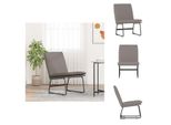 Vidaxl Sedia Lounge Taupe 52X75X76 Cm In Tessuto - Poltrona