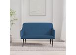 Panca The Living Store In Tessuto Blu 110X76X80 Cm