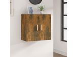 The Living Store Armadio A Muro Rovere Fumé 60X30X60 Cm Materiale Legno