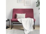 Panca The Living Store In Tessuto Rosso Vino 100X75X76 Cm