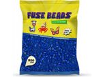 Perline Benny Beads Da Stirare 1500 Pezzi, Formato Midi 5Mm, Forniture Artigianali Creative Fai Da Te Perline Di Fusione (Blu Scuro)