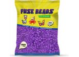 Perline Benny Beads Da Stirare 1500 Pezzi, Formato Midi 5Mm, Forniture Artigianali Creative Fai Da Te Perline Di Fusione (Viola)