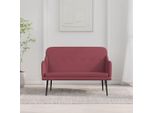Panca The Living Store In Tessuto Rosso Vino 110X76X80 Cm