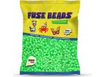Perline Benny Beads Da Stirare 1500 Pezzi, Formato Midi 5 Mm, Forniture Artigianali Creative Fai Da Te Perline Di Fusione (Verde Chiaro)