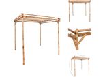 Vidaxl Pergola Di Bambù 170×170×220 Cm - Archi Di Rose, Graticci E Pergole