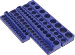3Pcs Magnetic Socket Organizer Set 1/2In 3/8In 1/4In Standard Deep Metric Socket Holder