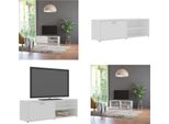 Mobile Tv Vidaxl Bianco 120X34X37 Cm In Legno - Mobile Tv - Mobile Tv - Mobile Tv - Mobile Tv - Mobili Tv