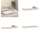 Vidaxl Letto In Legno Massiccio 80X200 Cm Pino - Struttura Letto - Struttura Letto - Letto - Letto Camera Da Letto