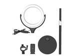 Luce Ad Anello, Dimmerabile, Led, Alimentazione Usb, Nero