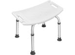 Yuenfong Sgabello Da Doccia Sedia Da Doccia 35-51Cm Sgabello Da Doccia Regolabile In Altezza Sedile Da Bagno Antiscivolo Tipo U Ausilio Per Doccia Sedile Da Doccia In Alluminio E Plastica Per Anziani, Donne In Gravidanza (Sgabello Da Doccia Tipo U)