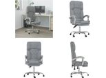 Vidaxl Sedia Da Ufficio Con Funzione Massaggio In Tessuto Grigio Chiaro - Sedia Da Ufficio Massaggiante - Sedie Da Ufficio Massaggianti - Sedia Da Ufficio Con Funzione Massaggio - Sedia Da Ufficio Elettrica