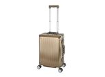 Travelhouse Tokyo Valigia In Alluminio Champagne Valigia Da Cabina Valigia Rigida Valigia Da Viaggio Trolley Da Viaggio Trolley Da Viaggio Valigia A Mano Valigia Da Cabina Valigia 2X Tsa Combination Lock Valigia A Mano 41,5L